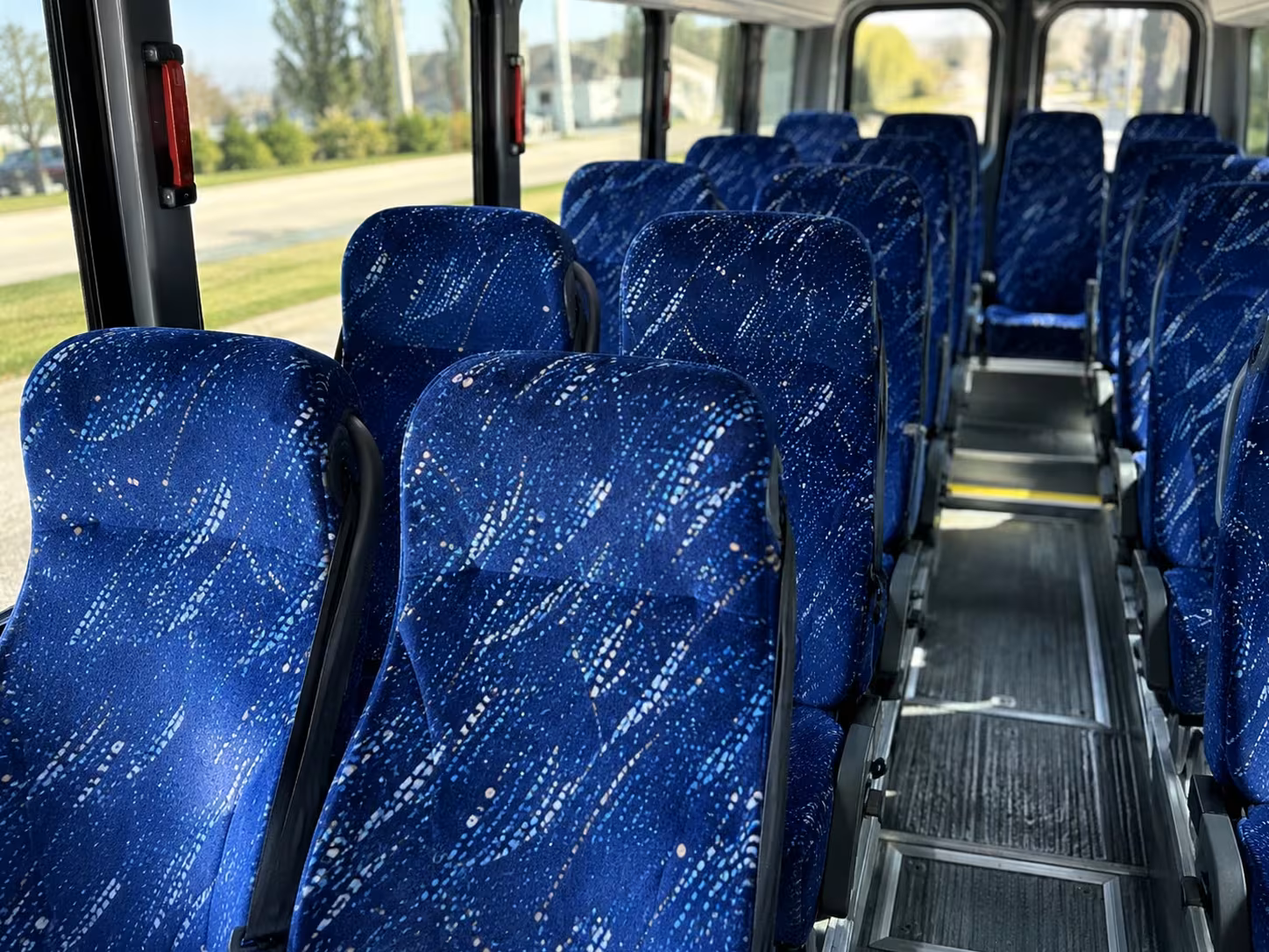18 passenger minibus interior