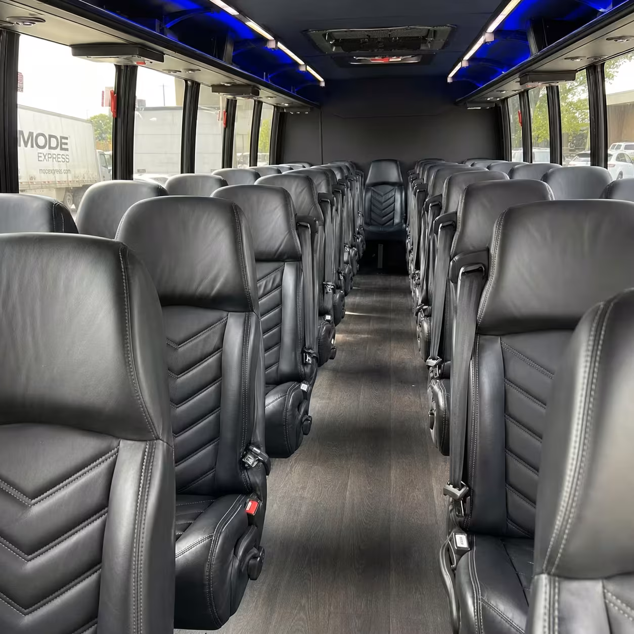 25 passenger minibus inside