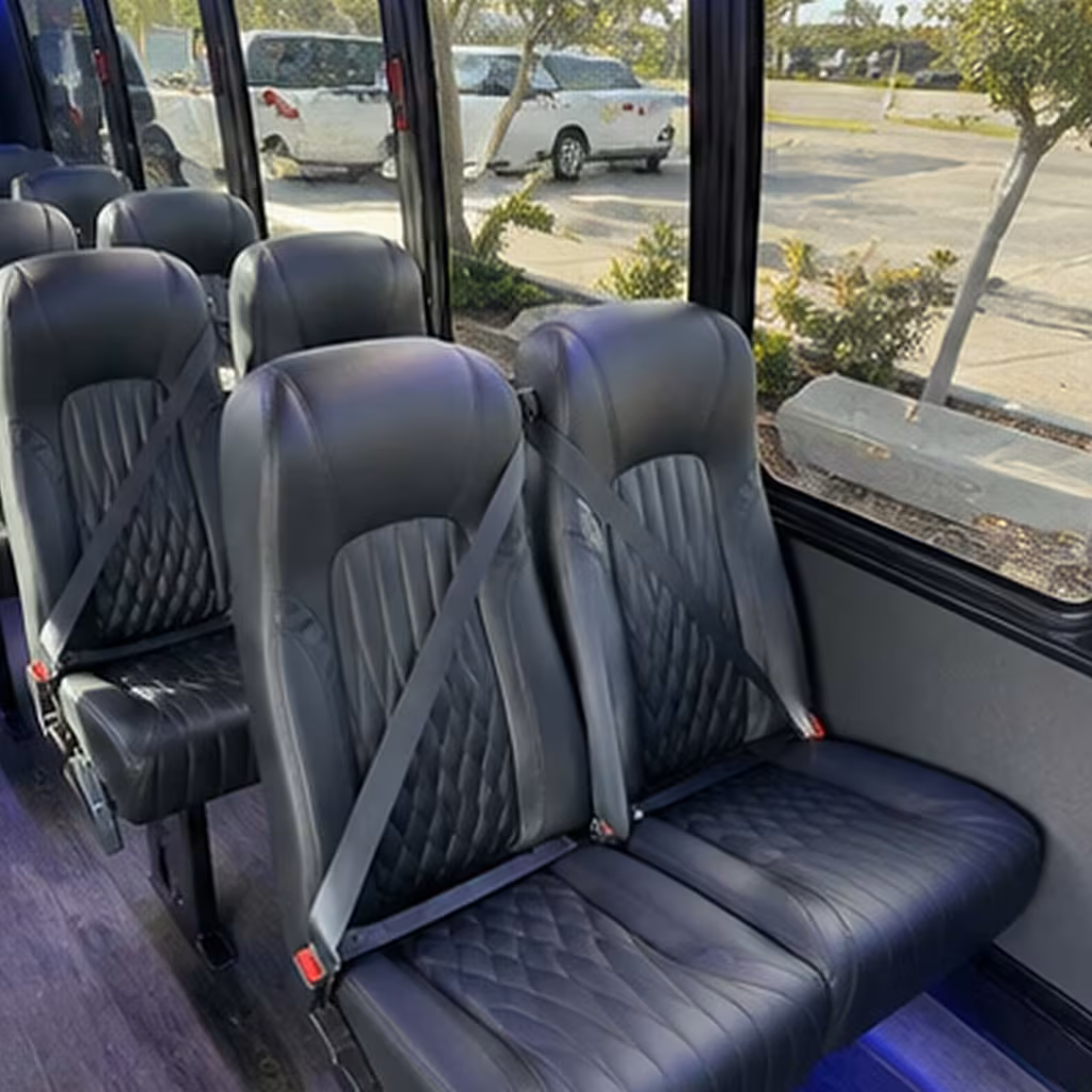 30 passenger minibus inside