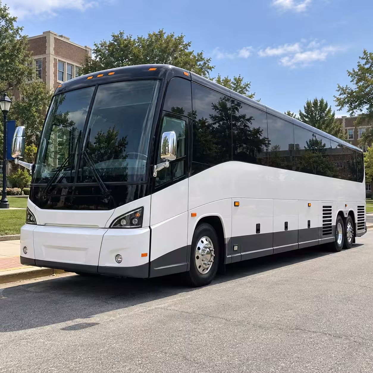 pearland charter bus rentals to bush intercontinental airport