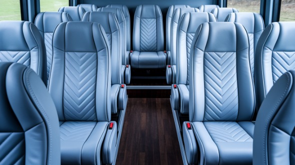 pearland 18 passenger minibus interior