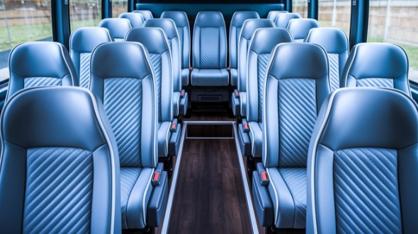pearland 20 passenger minibus interior