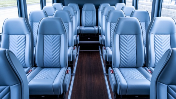 pearland 25 passenger minibus interior
