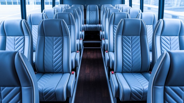 pearland 28 passenger minibus inside