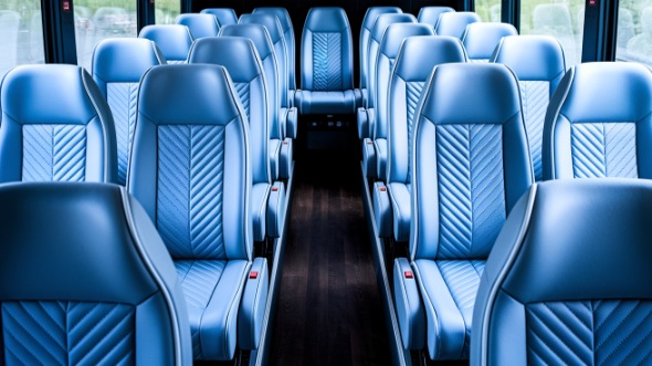 pearland 28 passenger minibus interior