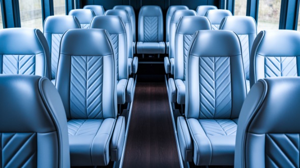 pearland 30 passenger minibus interior