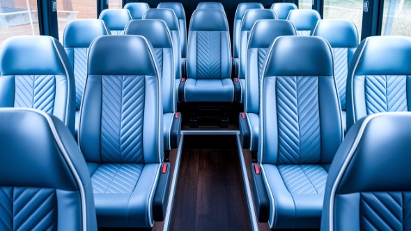 pearland 35 passenger minibus interior