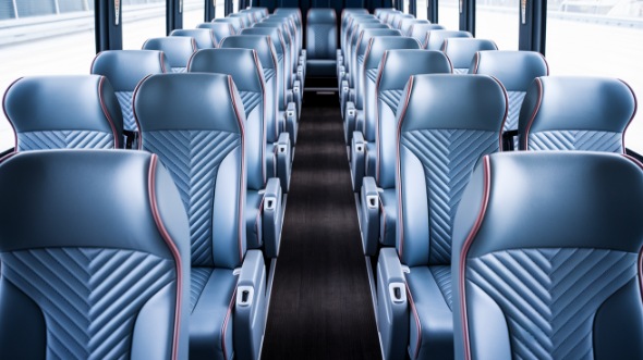 pearland 50 passenger charter bus interior