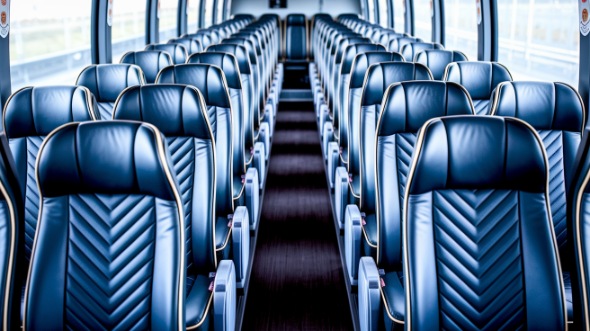 pearland 54 passenger charter bus rental