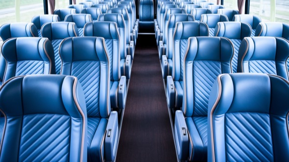 pearland 55 passenger charter bus interior