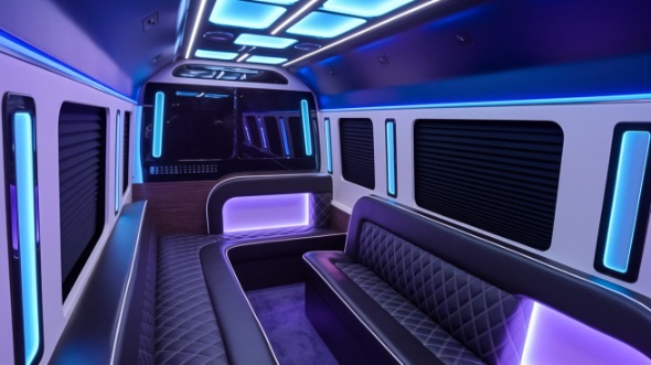 pearland party bus rental inside