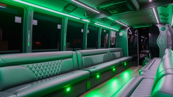 pearland sprinter limo rental interior