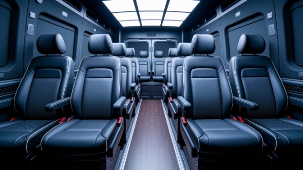 pearland sprinter van with driver interior